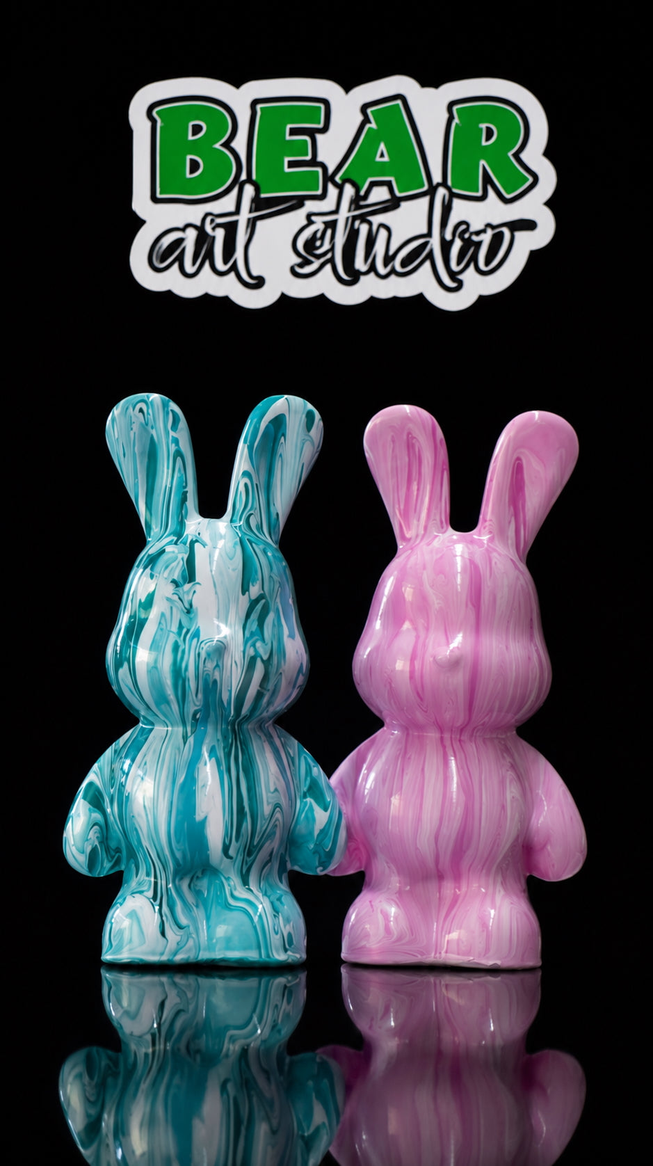 DIY Fluid Art Rabbit Kit